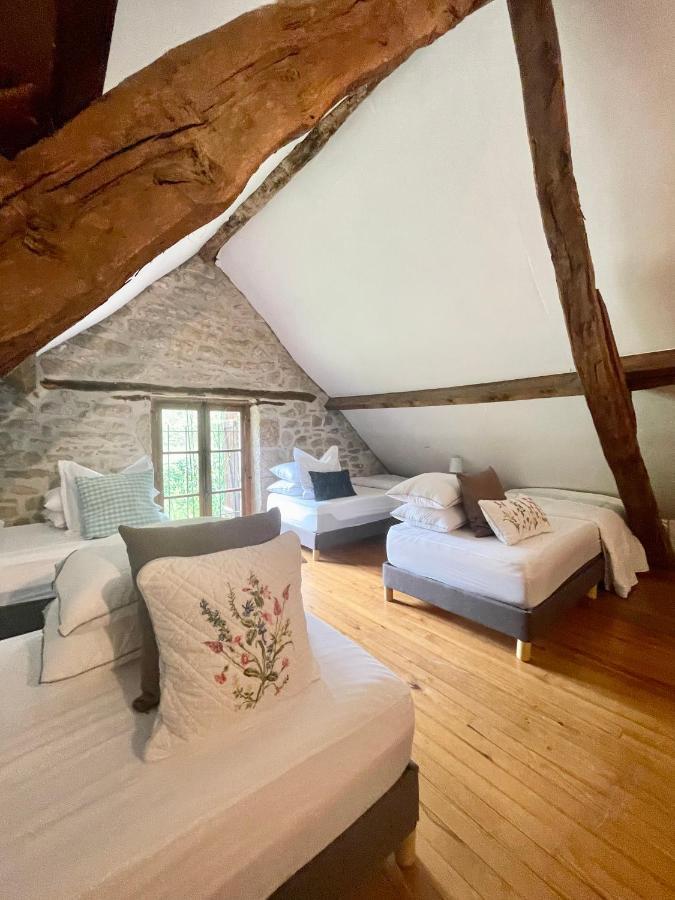 CarluxDomaine Du Bonheur En Pierre Avec Piscine, Proche Sarlat别墅 外观 照片